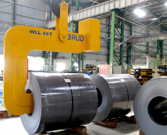 RUD C-hooks for safe and efficient coil handling in Automobiles manufacturing